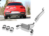 FOX Edelstahl Duplex Sportauspuffanlage ab Kat BMW 1er F20 F21 M140i je 100mm rund eingerollt abgeschrägt