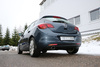 FOX Edelstahl Racing-Sportauspuffanlage ab Kat. Opel Astra J Limousine je 140x90mm oval eingerollt abgeschrägt
