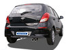 Bastuck Edelstahl Racing-Komplettanlage ab Kat Hyundai i20 Typ PB 2008-2014 2x76mm rund eingerollt abgeschrägt