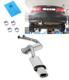 Fox Edelstahl Sportauspuff-Komplettanlage ab Kat Audi 80/90 89 B3 B4 Coupe 2.6l 2.8l bis Bj.07/94 135x80mm flachoval