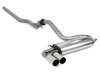 Fox Edelstahl Racing-Komplettanlage ab Kat. Audi 80/90 quattro (89) Limousine/Coupe 2x76mm rund scharf gerade