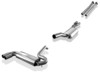 Fox Edelstahl Sportauspuff-Komplettanlage ab Kat Audi S2 89 169kW 2x76mm rund scharf gerade