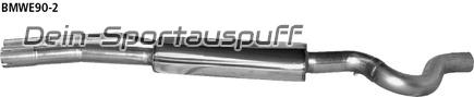 Bastuck Edelstahl Vorschalldämpfer BMW 3er E90 E91 325i 330i bis Bj.07