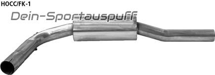 Bastuck Edelstahl Vorschalldämpfer Honda Civic FK Type R ab Bj.06
