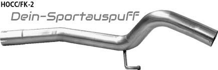 Bastuck Edelstahl Verbindungsrohr Honda Civic FK Type R ab Bj.06