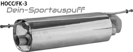 Bastuck Edelstahl Sportauspuff Hauptschalldämpfer Honda Civic FK Type R ab Bj.06
