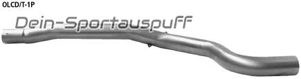 Bastuck Edelstahl Vorschalldämpfer-Ersatzrohr Opel Corsa D GSI