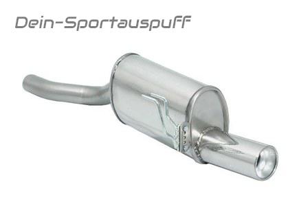 Ragazzon Sportauspuff + VBR Fiat Punto Typ 176 1.4l GT Turbo 96kW 90mm gerollt