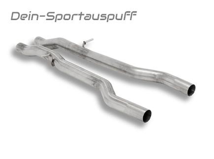 Fox Edelstahl Vorschalldämpfer-Ersatzrohr Audi RS6 4F Typ C6 Limousine u. Avant