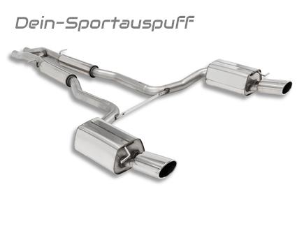 Fox Duplex Komplettanlage ab Kat Audi RS6 4F Typ C6 je 140x90mm oval