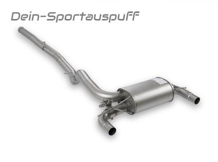 Remus Edelstahl Sportauspuff-Komplettanlage ab Kat Ø76mm-System Ford Focus 3 RS