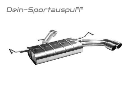 Bastuck Edelstahl Sportauspuff Kia Ceed 3 Typ CD 1.0l 1.4l T-GDI 2x76mm rund eingerollt abgeschrägt