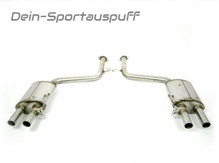 Ulter Edelstahl Duplex Sportauspuff KIA Stinger inkl. GT für originale Endrohre