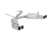 Ragazzon Edelstahl Duplex Sportauspuff Alfa Romeo GTV Spider 916 2.0l Turbo je 2x70mm DTM rund scharfkantig