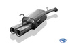 Fox Edelstahl Sportauspuff Opel Astra G CC Fließheck 2x80mm rund eingerollt gerade mit Absorber