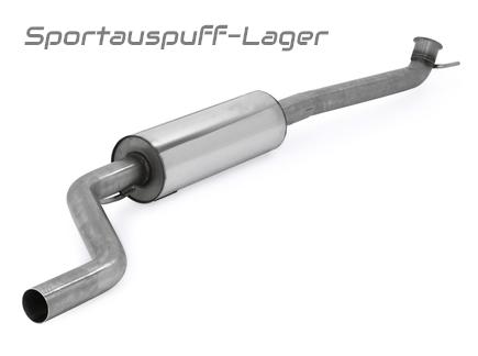 Fox Edelstahl Vorschalldämpfer Mercedes CLA C117 (für Modelle mit senkrecht Kat oberhalb vom VSD)