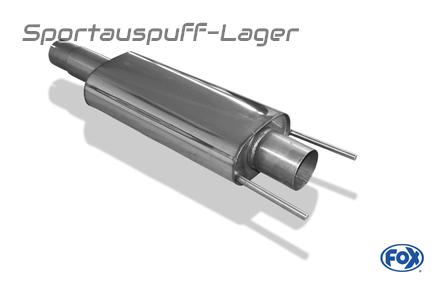 Fox Edelstahl Vorschalldämpfer Opel Vectra C OPC