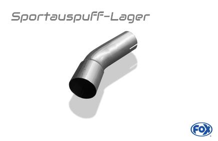 Fox Edelstahl Verbindungsrohr Ø70mm auf Ø60mm innen Mercedes CLK W209 - C209 Coupe u. A209 Cabrio ab 2002