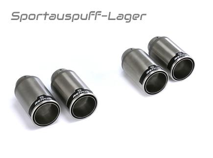 Remus Edelstahl Endrohrsatz rechts-links je 2x98mm Street Race rund gerade