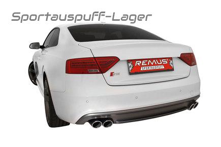 Remus Duplex Racing-Komplettanlage ab Kat Audi S5 Typ 8T je 2x84mm