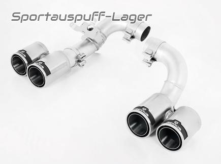 Remus Edelstahl Duplex Endrohrsatz rechts-links BMW 3er 335i F30 F31 und 4er 435i F32 F36 je 2x84mm Street Race