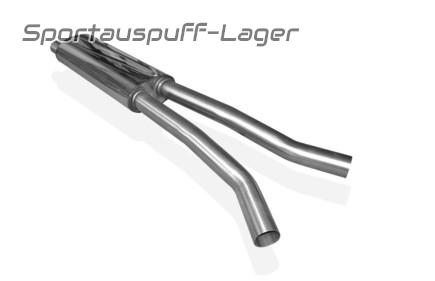 Fox Edelstahl Vorschalldämpfer Ford Mustang VI 6 ab 2014 2.3l Ecoboost