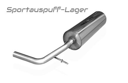 FOX Edelstahl Sportauspuff Seat Mii u. Skoda Citigo u. VW UP!