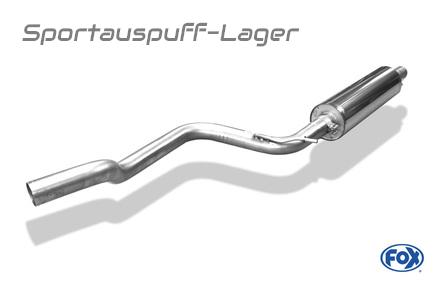 FOX Edelstahl Vorschalldämpfer Seat Leon ST 5F 1.4l 1.8l (Mod. mit Einzelradaufhängung) ab 2013