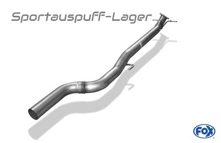 FOX Edelstahl Vorschalldämpfer-Ersatzrohr Opel Astra K 1.6 Turbo