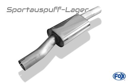 FOX Edelstahl Vorschalldämpfer Audi TT 8S/FV Frontantrieb