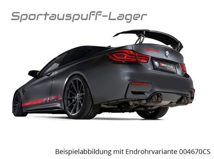 Remus Sportauspuff BMW M4 Competition F82 Coupe je 2x102mm rund aus Carbon