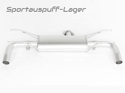 Remus Edelstahl Duplex Sportauspuff Fiat 124 Spider 1.4l 103kW