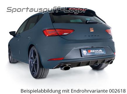 Remus Komplettanlage (OPF) Seat Leon 5F Cupra 2x76mm scharfkantig