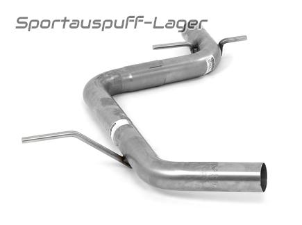 Fox Edelstahl Mittelschalldämpfer-Ersatzrohr Audi A3 8P inkl. Cabrio und Sportback