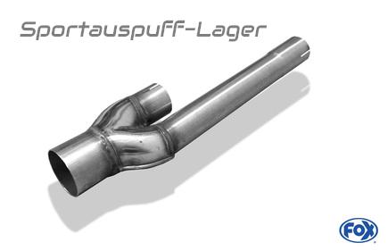 Fox Edelstahl Verbindungsrohr Audi A4 B5 quattro Limousine/Avant 2.4, 2.6, 2.7, 2.8, 2.5 TDI