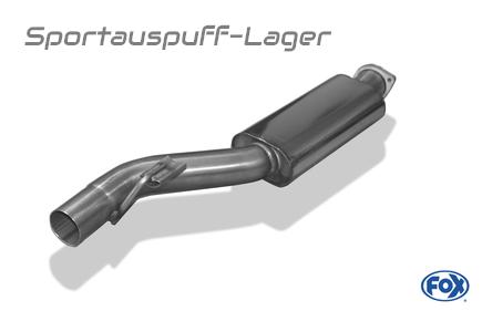 Fox Edelstahl Vorschalldämpfer BMW Z3 Roadster u. Coupe 2.0l 2.8l