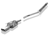 Fox Komplettanlage ab Kat Opel Astra G Coupe und Cabrio 135x80mm flachoval