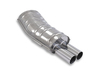 Eisenmann Edelstahl Sportauspuff BMW 3er E36 Limo Coupe Cabrio Touring 320i 323i 2x76mm rund scharf gerade