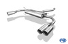 Fox Edelstahl Duplex Sportauspuff Mercedes CLA C117 je 2x80mm rund doppelwandig gerade