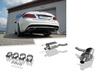 Fox Edelstahl Duplex Sportauspuff Mercedes E-Klasse Cabrio A207 Facelift W212 ab 2013 4/6-Zylinder