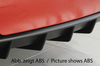 Rieger Heckeinsatz ABS/schwarz matt für BMW 3er F30 Limousine u. F31 Touring mit M-Paket