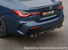 Remus Komplett-Anlage ab OPF BMW 4er M440i G26 Gran Coupe je 2x84mm aus Carbon