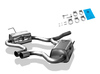 Fox Edelstahl Sportauspuff mittig Mini Cooper S R53 2002-2006 2x76mm rund scharf gerade