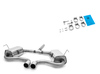 Fox Edelstahl Sportauspuff mittig Mini Cooper S R53 2002-2006 2x90mm rund eingerollt gerade