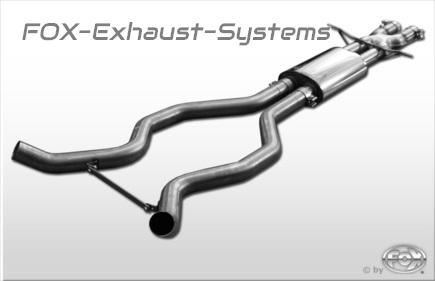 Fox stainless steel front silencer Land Rover Range Rover MK 4 5.0l from 2012