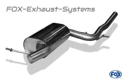 FOX Edelstahl Vorschalldämpfer VW Jetta 3 Typ 1K Bj. 05-10