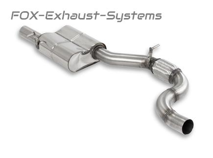 FOX Edelstahl Vorschalldämpfer Audi A3 8V Sportback 1.8 2.0 TFSI quattro