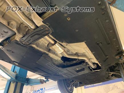 Fox stainless steel front silencer BMW 1 series F20 F21 3-door 5-door 116i 80kW