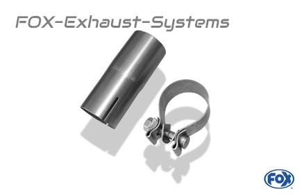 Fox Edelstahl Adapter auf Serienanlage Ø50mm Opel Astra H