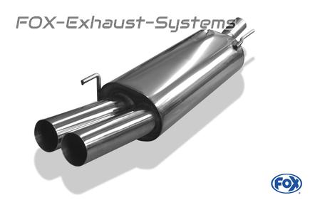 FOX SPORT SPORT SPORT SPIET VW Golf 3 Incl. Cabrio 2x76mm bruscamente dritto
